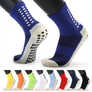 PARADISE נעלי ספורט Men&#039;s Anti Slip Football Socks Athletic Long Socks Absorbent Sports Grip USA