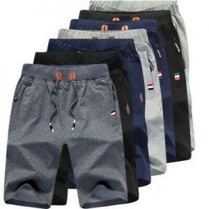 PARADISE בגדים Summer Men&#039;s Casual Comfy Cotton Shorts Baggy Gym Sport Jogger Sweat Beach Pants